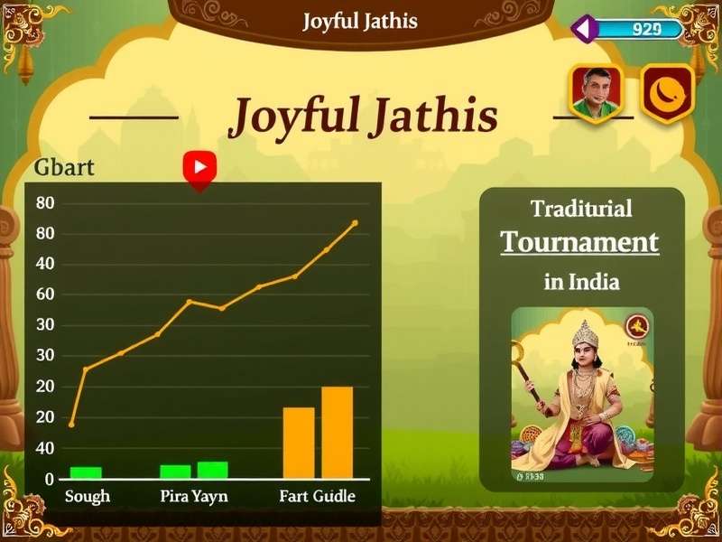 Chart showing Joyful Jathis download growth in India
