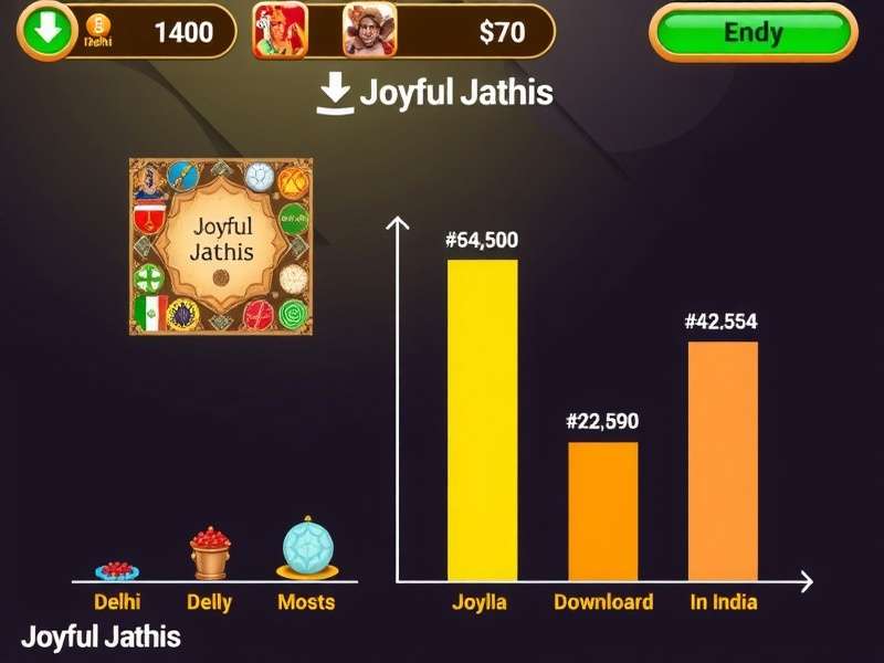 Joyful Jathis gameplay screenshot showing traditional Indian game elements